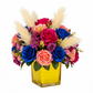 Electra Glass Cube Vase