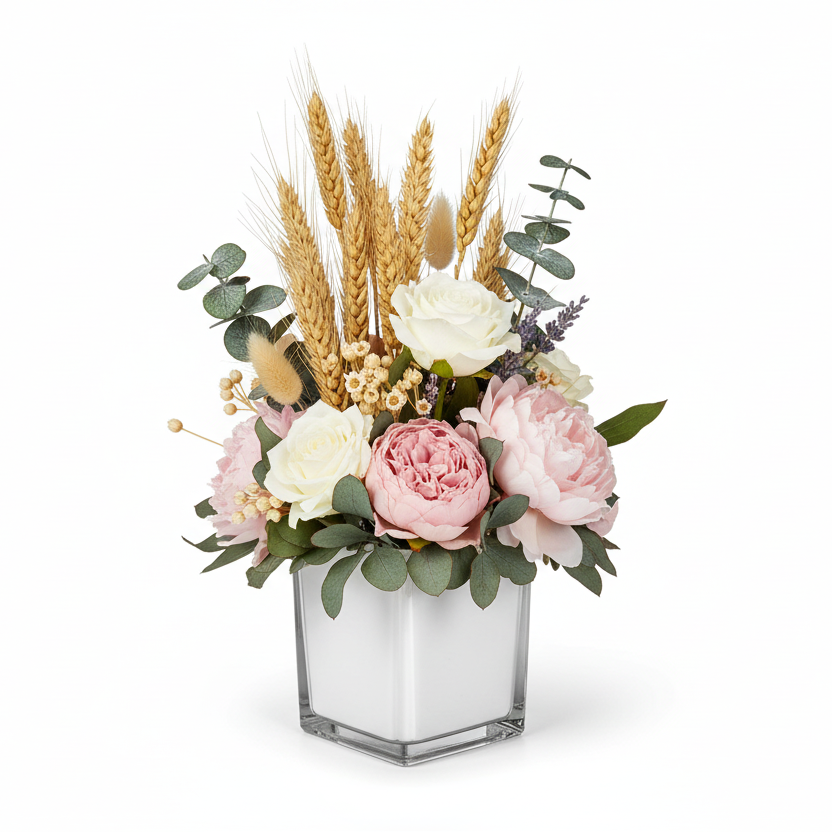 Electra Glass Cube Vase