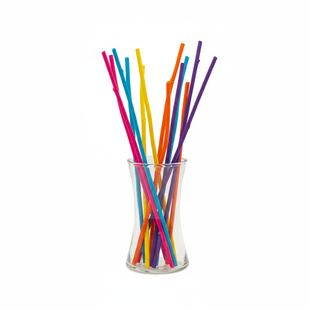 Zyra Clear Glass Gathering Vase
