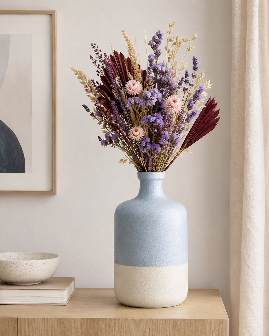 Maelle Speckled Round Ceramic Vase
