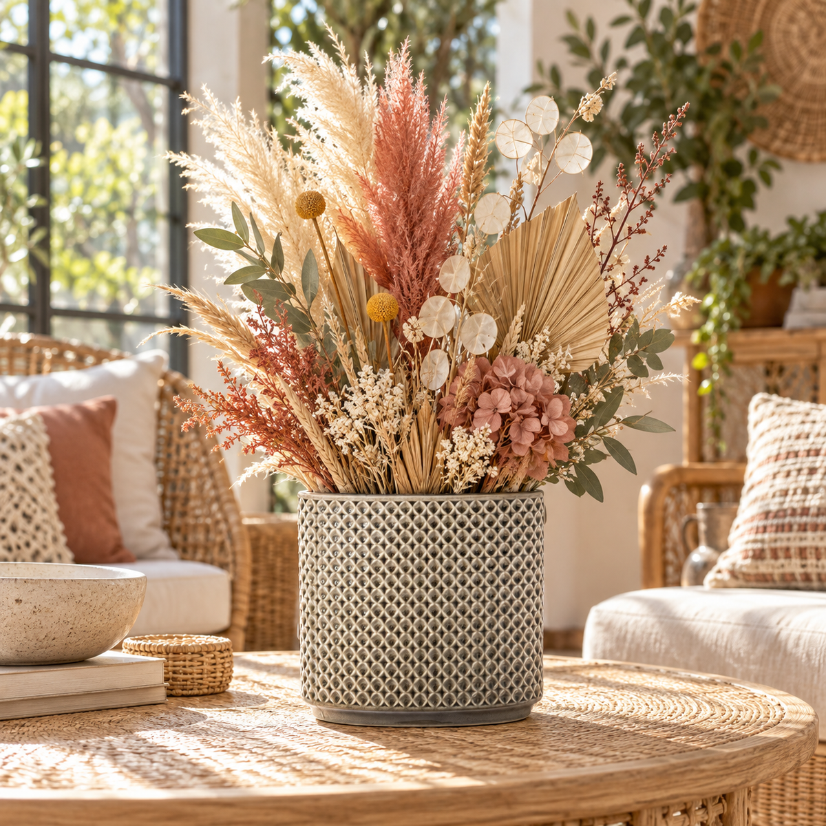 Marbren Ceramic Oval Pot