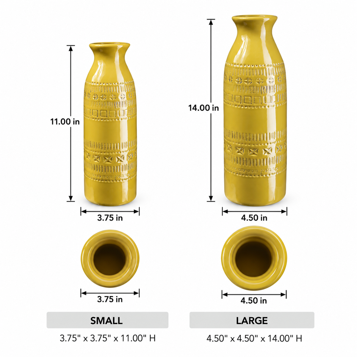 Marra Glossy Ceramic Vase