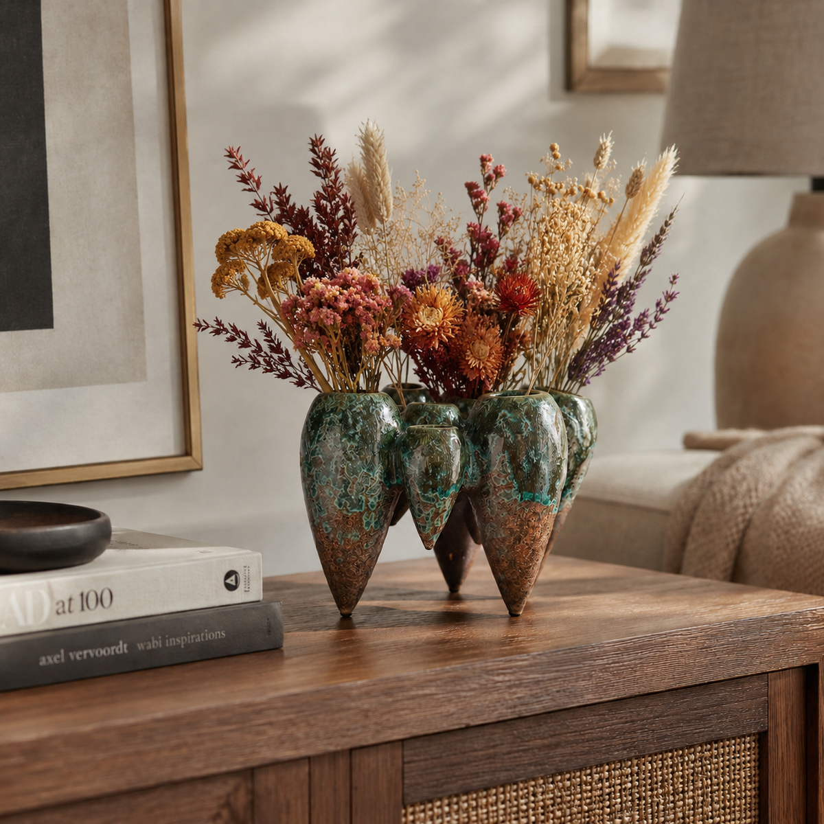 Miya Ceramic Cluster Vase