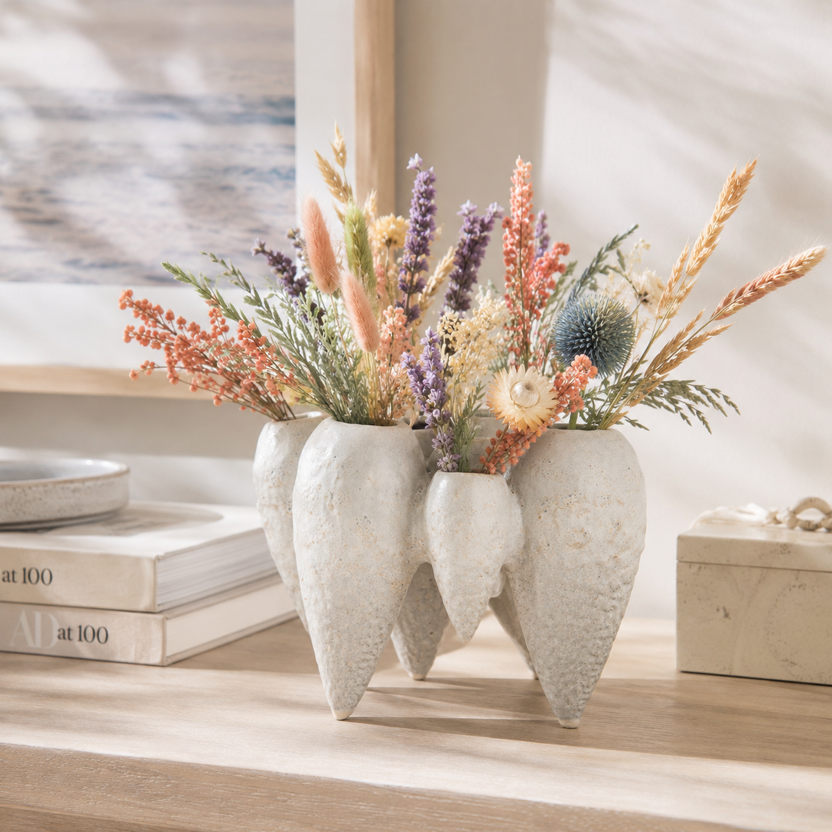 Miya Ceramic Cluster Vase
