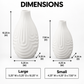 Moana Abstract Line Ceramic Vases