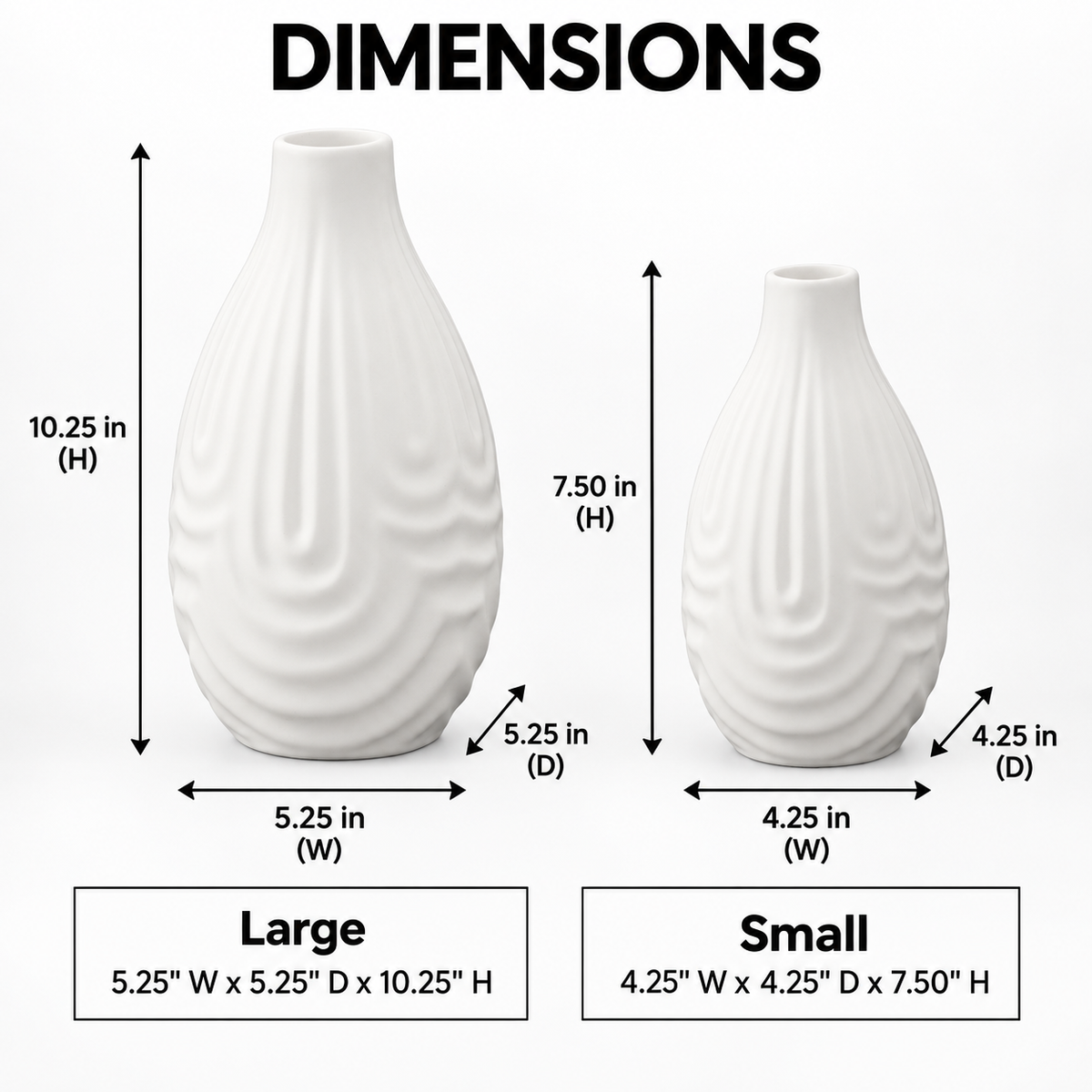 Moana Abstract Line Ceramic Vases