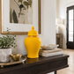 Moshe Yellow Ceramic Ginger Jar
