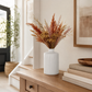 Myra Engraved Ceramic Bottle Vase