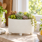 Naya Ceramic Oval Tribal Pot with Stand