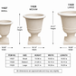 Nola Pedestal Urn Fiberglass Planter
