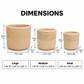 Romi Minimalist Cylindrical Ceramic Planter