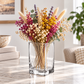 Roux Clear Glass Square Vase