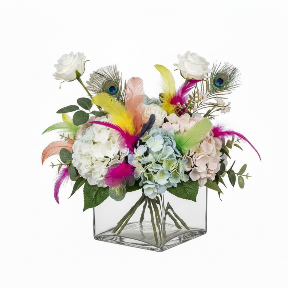 Block Glass Vases