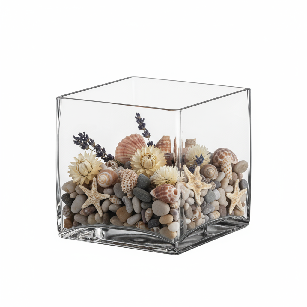 Bria Square Glass Vase