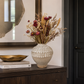 Sera Scalloped Ceramic Vase