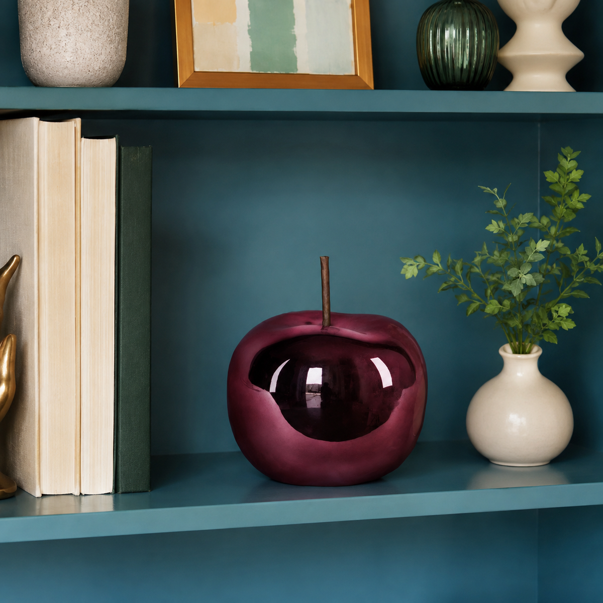 Shandy Ceramic Apple Figurine