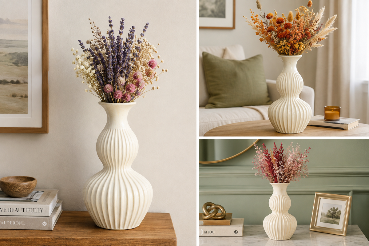 Shia Double Gourd Ceramic Vase