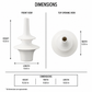 Varello Ceramic Bellied Round Vase