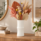 Virelia Ceramic Bamboo-Inspired Vase