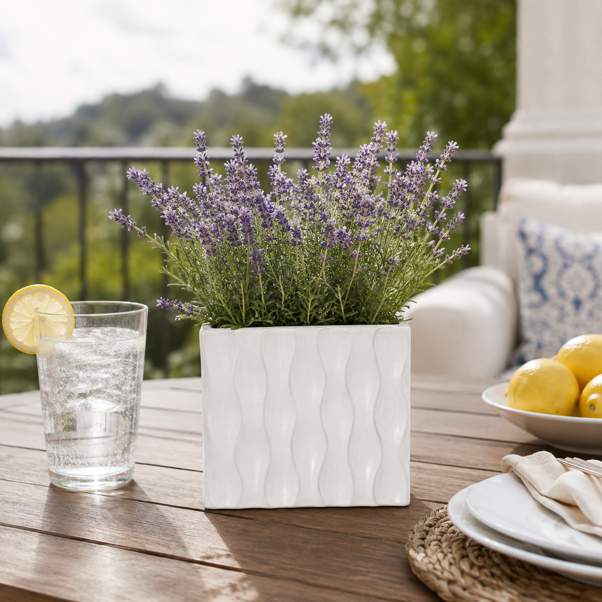 Wynn Geometric Ceramic Vase