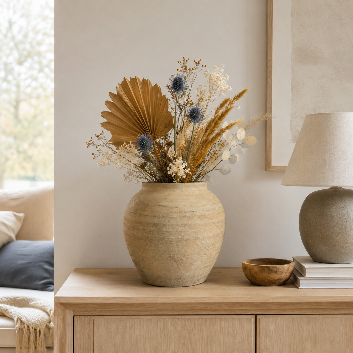 Ximena Bulbous Terracotta Vase