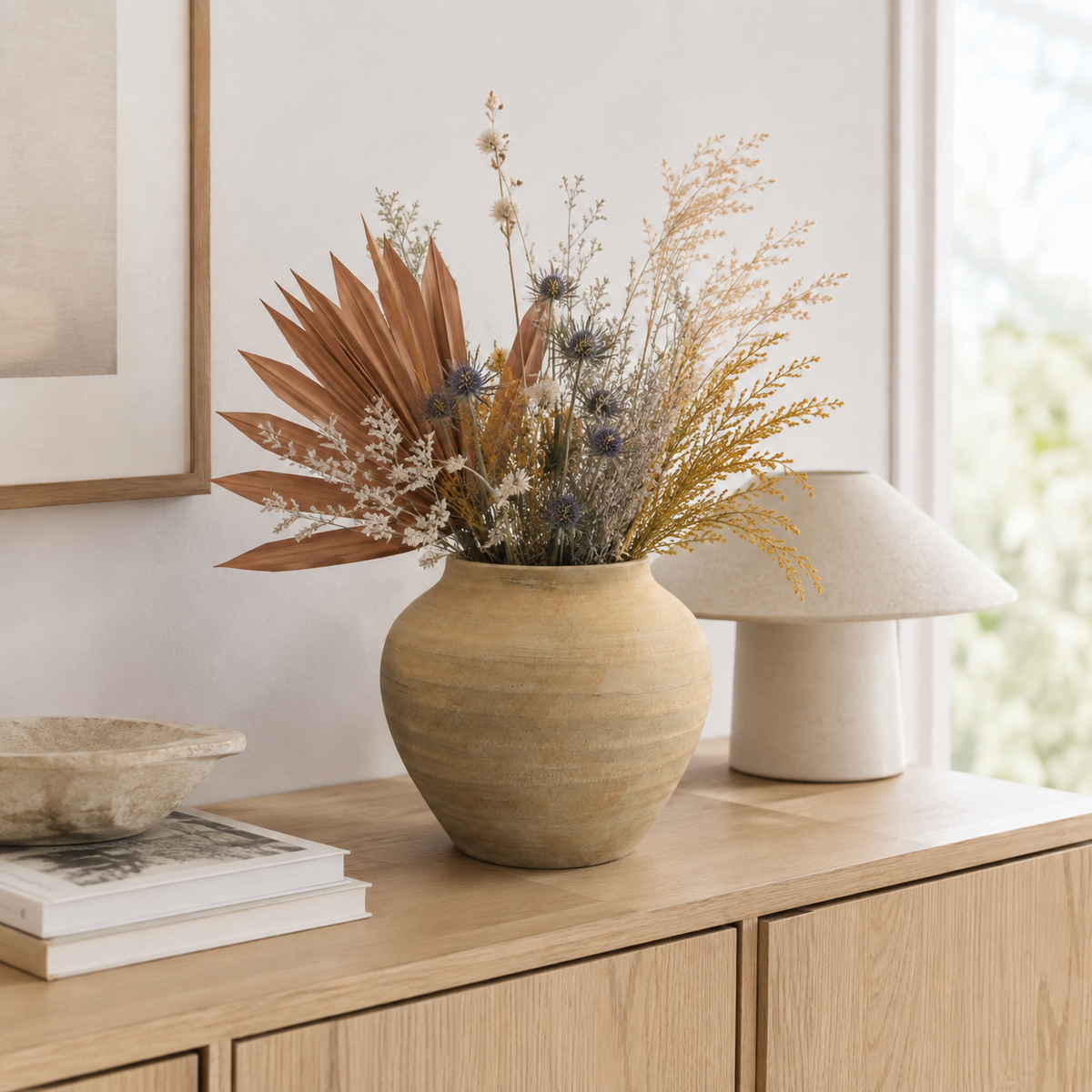 Ximena Bulbous Terracotta Vase