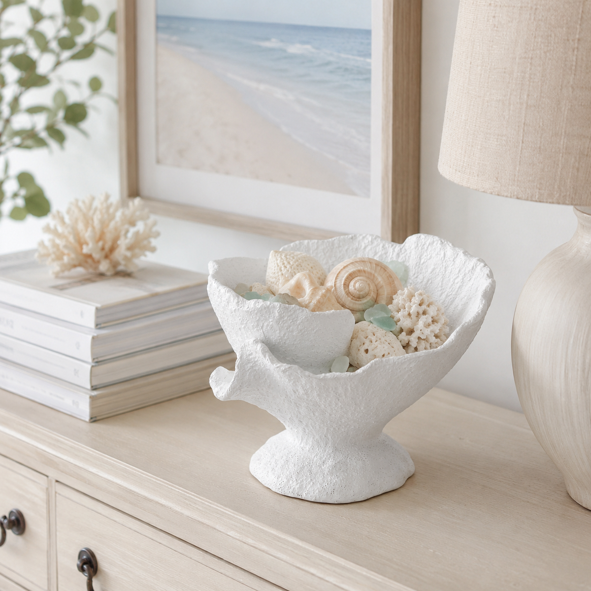 Yosef Organic Flower Polyresin Decor