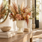 Zarah Fluted Pedestal Stoneware Urn