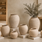 Ori Amphora-Style Textured Ceramic Vase