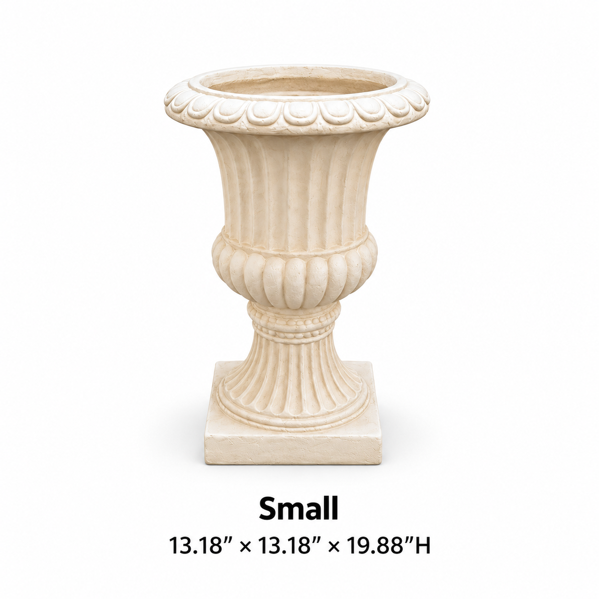 Ora Antique-Style Fiberglass Urn Planter