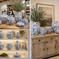 Ami Chinoiserie Single-Handled Ceramic Vase