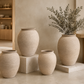 Ori Amphora-Style Textured Ceramic Vase