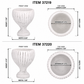 Riven Roman Cement Urn