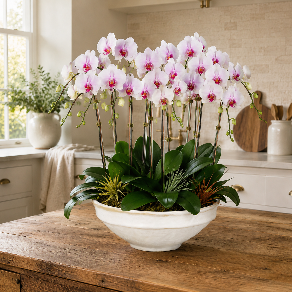 Camry Stoneware Flower Pot