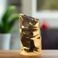 Cambri Ceramic Vase with Embossed Wave Abstract Design