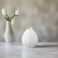 Dolly Textured Ceramic Bellied Vase