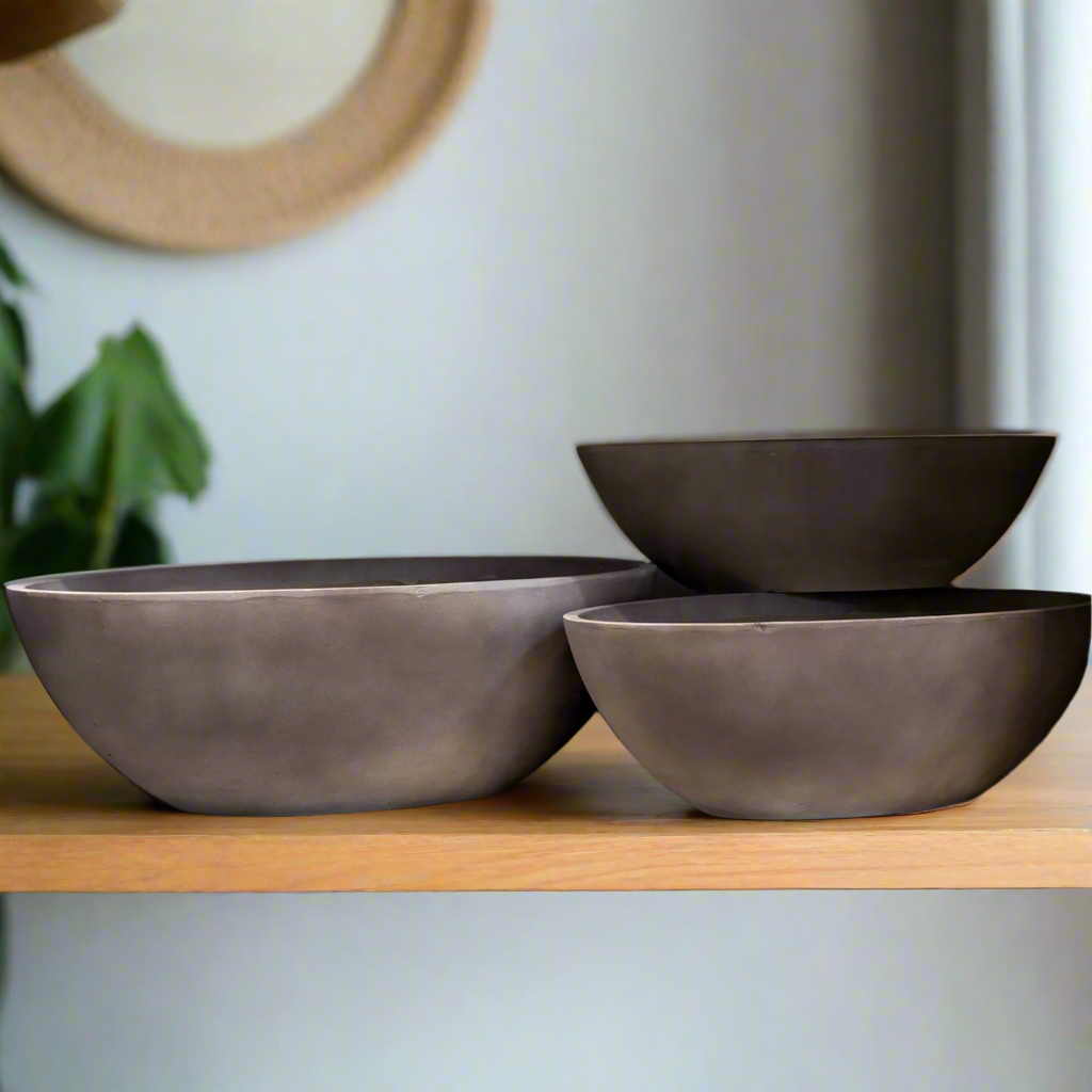 Gladys Boat Shape Planter Set (Set of 3)
