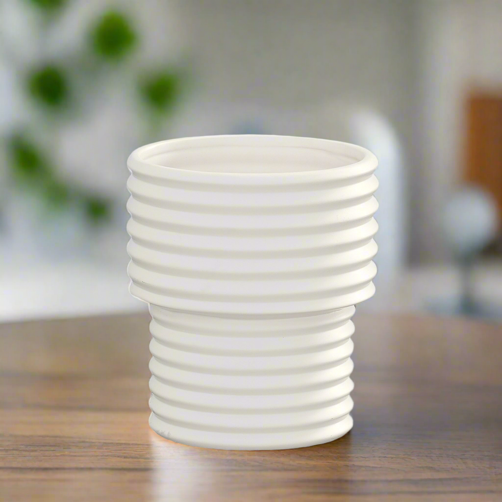Annika Ceramic Round Vase