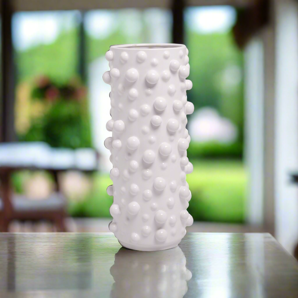 Tavianna Gloss and Metallic Ceramic Vase