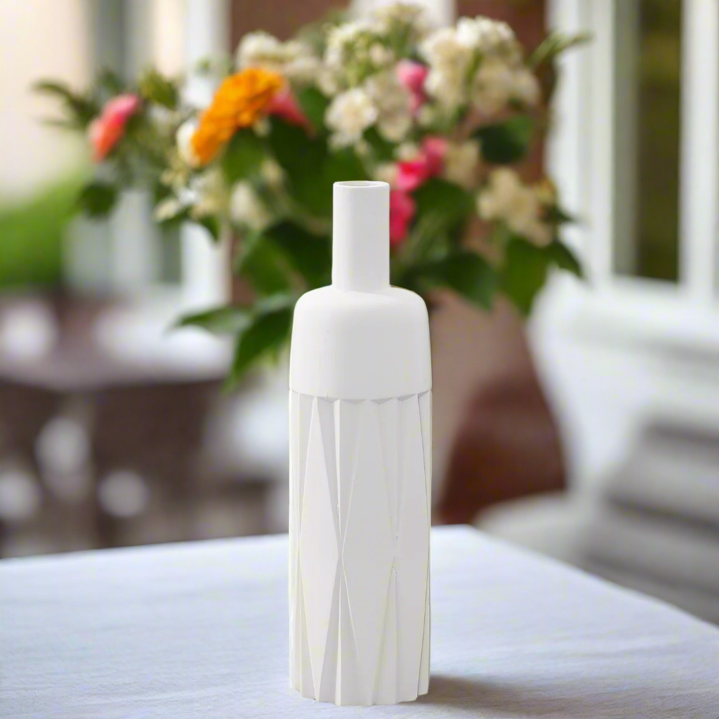 Marigold Ceramic Bottle Vase