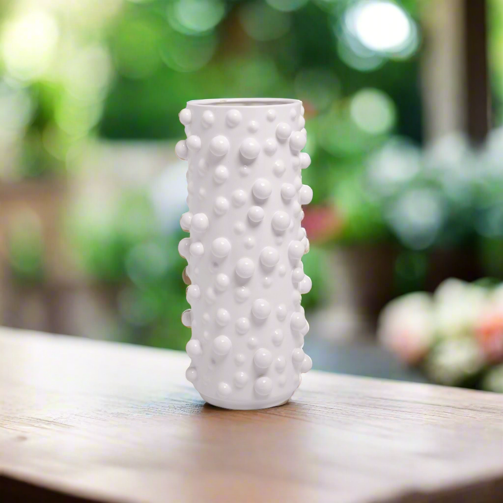 Tavianna Gloss and Metallic Ceramic Vase